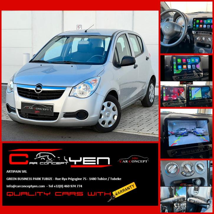 Opel Agila 1.2i Edition*Carplay*Camera* 13.000KM!!!, Auto's, Opel, Bedrijf, Te koop, Agila, Achteruitrijcamera, Airbags, Android Auto