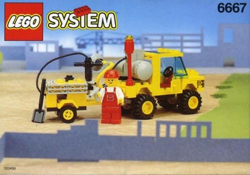 LEGO Classic Town 6667 Pothole Patcher compleet met boekje, Kinderen en Baby's, Speelgoed | Duplo en Lego, Zo goed als nieuw, Lego