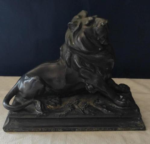 souvenir Lion de Belfort  en zamak, Antiek en Kunst, Antiek | Brons en Koper, Ophalen of Verzenden