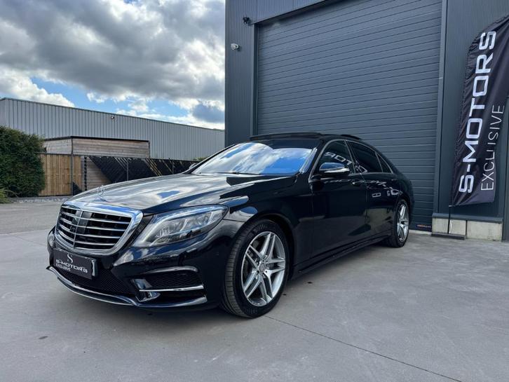 MERCEDES-BENZ S350d LONG AMG FULL LED/PANO/BURM/HUD/ACC/360/, Auto's, Mercedes-Benz, Bedrijf, Te koop, S-Klasse, 360° camera, ABS