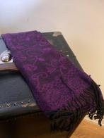 Pashminasjaal in Indiase paarse stijl uit Londen, Huis en Inrichting, Ophalen of Verzenden, Gebruikt