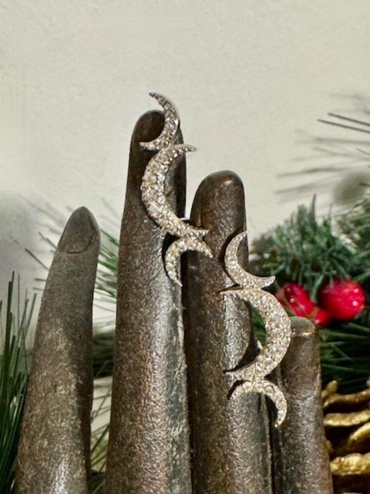 Isabel Marant - “Full Moon” oorringen, Handtassen en Accessoires, Oorbellen, Zo goed als nieuw, Knopjes of Stekers, Zilver, Zilver