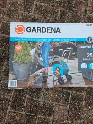 Tuinslang op haspel Gardena L =20 m inclusief toebehoren  beschikbaar voor biedingen