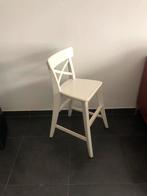 Kinderstoel, wit INGOLF Ikea, Kinderen en Baby's, Kinderstoelen, Ophalen, Zo goed als nieuw