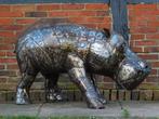 Nijlpaard Kenyi - 150 cm - Handgemaakt & Uniek, Antiek en Kunst, Ophalen of Verzenden