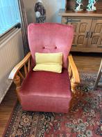 Oude zetel 1-zit, Huis en Inrichting, Ophalen, Gebruikt, Hout