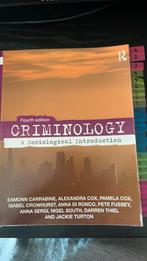 A Sociological Introduction - Criminology (4th edition), Livres, Livres d'étude & Cours, Comme neuf, Enlèvement ou Envoi