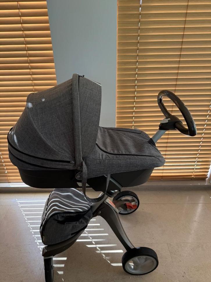 Stokke Xplory met accessoires, Kinderen en Baby's, Kinderwagens en Combinaties, Gebruikt, Combiwagen, Overige merken, Met reiswieg