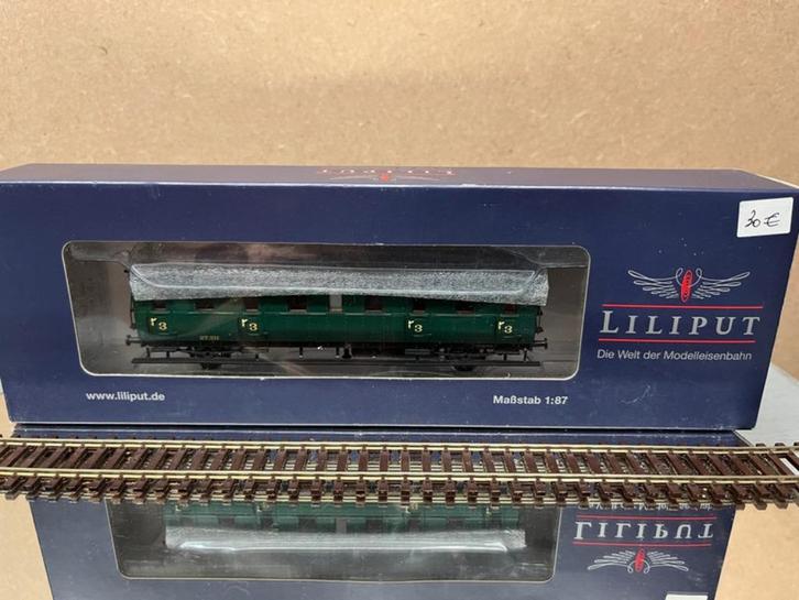 Liliput L334052 HO NMBS personenauto, Hobby en Vrije tijd, Modeltreinen | H0, Zo goed als nieuw, Wagon, Gelijkstroom of Wisselstroom