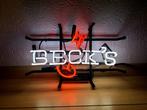Becks glas neon lichtreclame / lamp, Verzamelen, Ophalen of Verzenden, Nieuw, Lichtbak of (neon) lamp