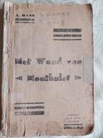 Oorlogsroman " Het woud van Houthulst " ( Abraham Hans ), Boeken, Ophalen of Verzenden, Gelezen, België