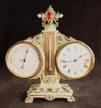 Horloge ancienne avec baromètre, Enlèvement ou Envoi