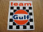 Vintage Sticker Team Gulf, Ophalen of Verzenden, Nieuw, Auto of Motor