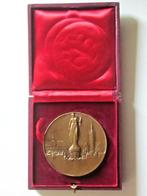 LILLE Flandre Grande médaille en bronze 1950 gravure Charles, Timbres & Monnaies, Pièces & Médailles, Bronze, Enlèvement ou Envoi