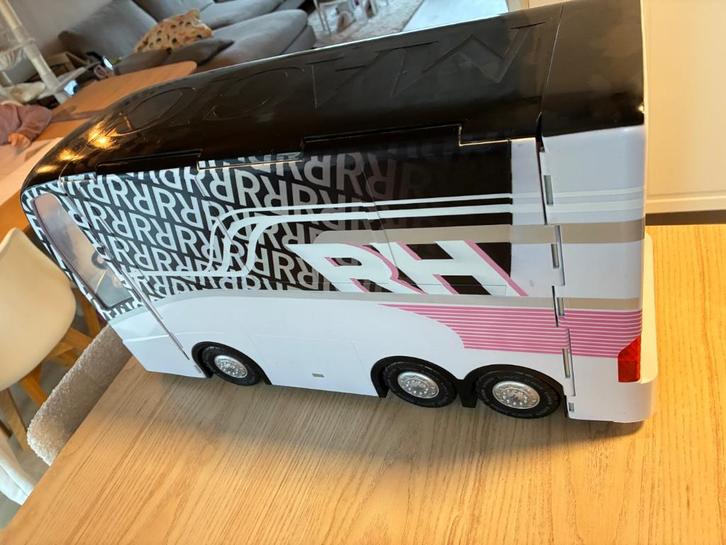 Tourbus Rainbow high en poppen, Kinderen en Baby's, Speelgoed | Poppen, Zo goed als nieuw, Overige typen, Ophalen
