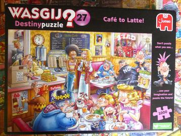 Puzzel Jumbo WASGIJ Destiny puzzle - Café to Latte! 1000 st beschikbaar voor biedingen