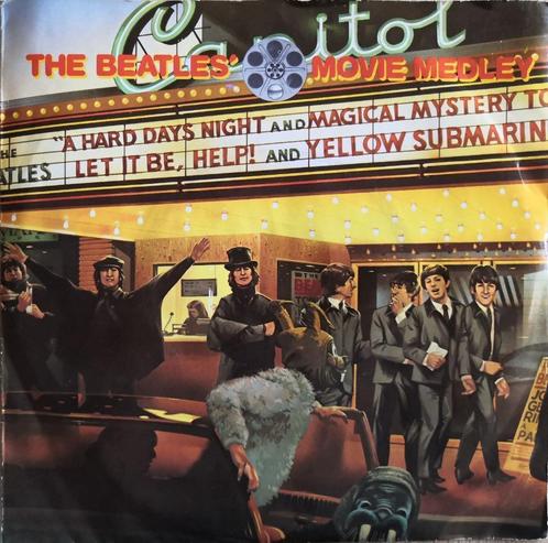 THE BEATLES - Movie medley (single), Cd's en Dvd's, Vinyl Singles, Zo goed als nieuw, Single, Pop, 7 inch, Ophalen of Verzenden