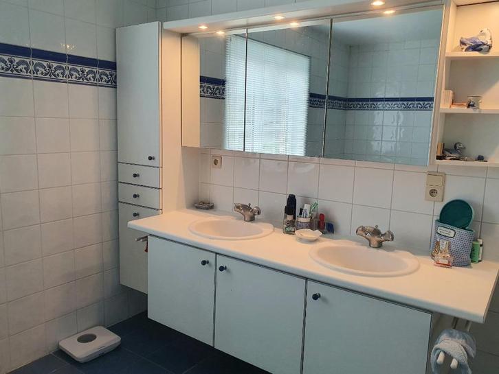 badkamermeubel, Huis en Inrichting, Badkamer | Badkamermeubels, Gebruikt, Wastafelkast, 100 tot 150 cm, 50 tot 75 cm, Ophalen