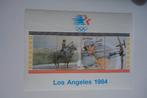 BELGIE POSTZEGELVEL LOS ANGELES OLYMPISCHE SPELEN  1984, Postzegels en Munten, Postzegels | Europa | België, Olympische Spelen