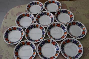 Boch Villeroy Acapulco vintage soepbord (x12) beschikbaar voor biedingen