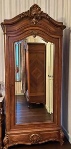 Mooie antieke spiegelkast, Antiek en Kunst, Ophalen, Rechthoekig, 100 tot 150 cm, 200 cm of meer