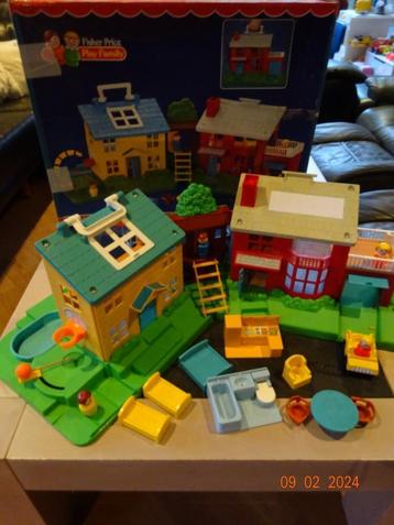 1989 Vintage Fisher Price  Huis 2551 80's MAde U.S.A.