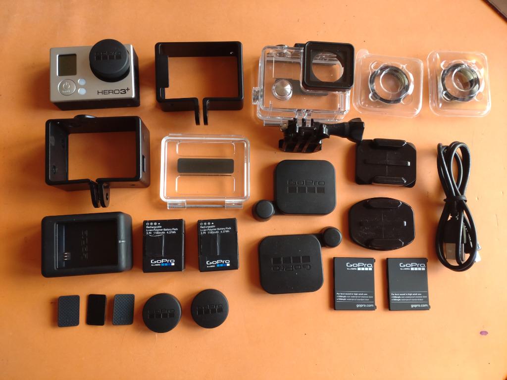 Gopro Hero3+ avec accessoires, Audio, Tv en Foto, Actiecamera's, Gebruikt, GoPro, Ophalen