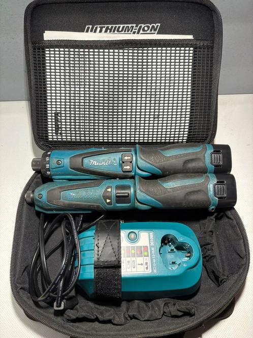 Makita accu pen en penslagschroevendraaier  DF010D en TD021D, Doe-het-zelf en Bouw, Gereedschap | Boormachines, Gebruikt, Ophalen of Verzenden