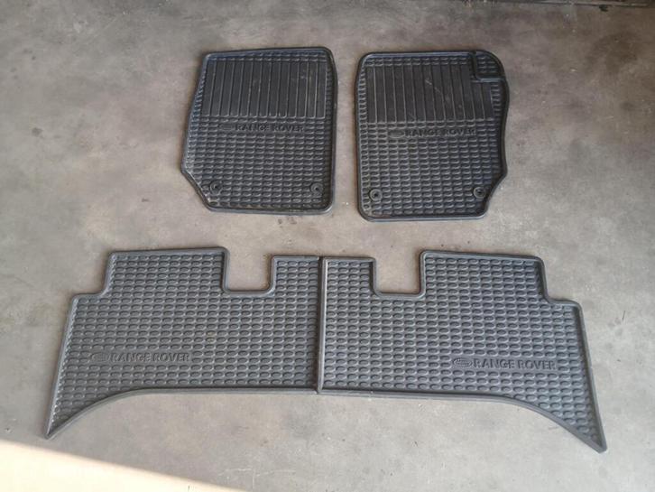 Rubber Matten set Range Rover P38 Rubberen Vloermatten, Autos : Pièces & Accessoires, Habitacle & Garnissage, Land Rover, Utilisé