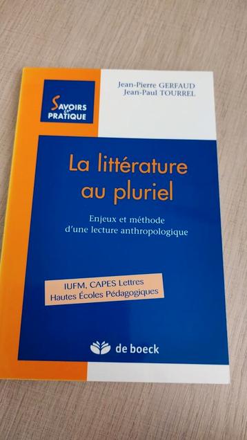 La littérature au pluriel, ...lecture anthropologique, Livres, Enlèvement ou Envoi, Neuf