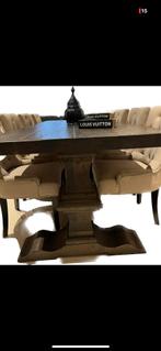 Tables en chêne Lindisfrane.260x100cm/140x80 cm, Maison & Meubles, Accessoires pour la Maison | Étagères, Comme neuf, Enlèvement ou Envoi