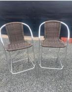 2 barkrukken, Maison & Meubles, Chaises, Osier ou Rotin, Enlèvement, Utilisé, Deux