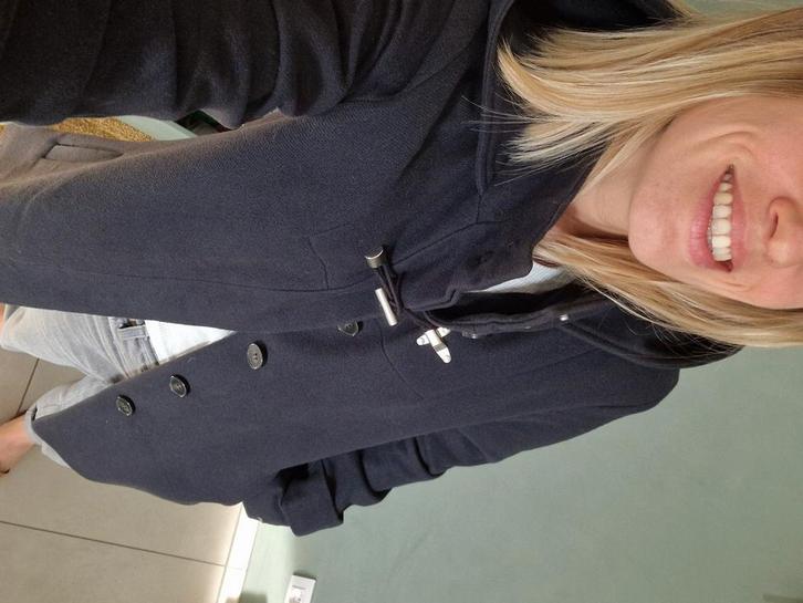 Jas Tommy Hilfiger, Kleding | Dames, Jassen | Winter, Zo goed als nieuw, Blauw, Ophalen