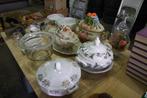soupières, Ophalen, Glas