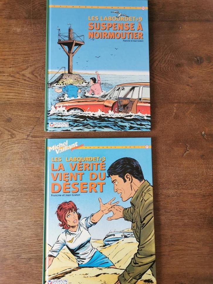 LES LABOURDET EO–SUSPENSEANOIRMOUTIER&LAVERITEVIENTDUDESERT, Livres, BD, Comme neuf, Enlèvement ou Envoi