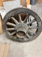 Roues de chariot anciennes en chêne, Enlèvement