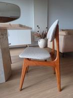 Prachtige vintage teffelen stoelen 3 stuks, Comme neuf, Enlèvement ou Envoi