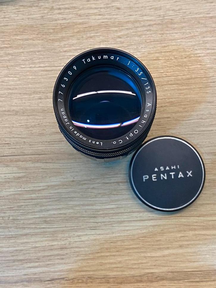 Takumar 135mm f3.5 M42*Nieuw, zeldzaam model, Audio, Tv en Foto, Fotocamera's Analoog