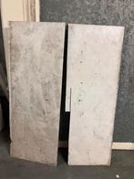 2 marmer tabletten, Bricolage & Construction, 100 à 150 cm, Rebords de fenêtre, Enlèvement, Utilisé