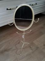 Landelijke decoratieve spiegel op staander, Huis en Inrichting, Ophalen of Verzenden, Nieuw, Ovaal