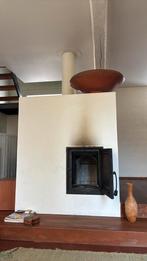 Gepleisterde tegelkachel, Huis en Inrichting, Ophalen, Zo goed als nieuw, Vrijstaande haard, Houthaard