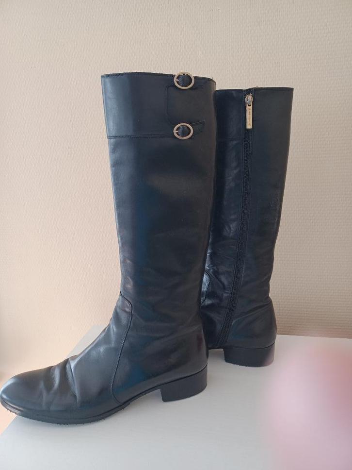 FRATELLI ROSSETTI laarzen-mt 41-volledig leder- Bieden mag !, Kleding | Dames, Schoenen, Gedragen, Hoge laarzen, Zwart, Ophalen of Verzenden