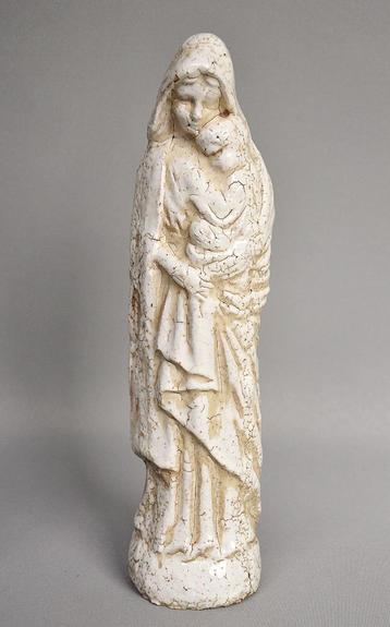 Statue de Marie, faïence, glaçure sur terre cuite, Enlèvement ou Envoi