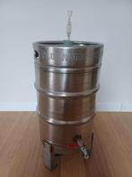 Rvs vergistingstank 50l met inox kranen, Hobby en Vrije tijd, Overige Hobby en Vrije tijd, Ophalen, Zo goed als nieuw