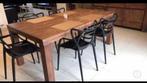 Table de salle à manger en teck, Huis en Inrichting, Tafels | Eettafels, Ophalen, Gebruikt, 100 tot 150 cm, Teakhout
