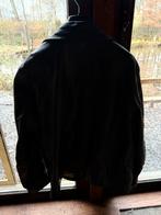 Zwart lederen jas timberland, Kleding | Heren, Jassen | Winter, Ophalen, Zo goed als nieuw, Zwart