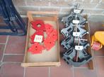 4 lasklemmen (hoek) + 6 lasmagneten, Doe-het-zelf en Bouw, IJzerwaren en Bevestigingsmiddelen, Ophalen, Zo goed als nieuw