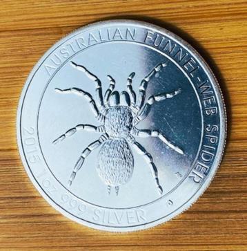 Zilveren 1 Ounce Australian Funnel Web Spider 2015 beschikbaar voor biedingen