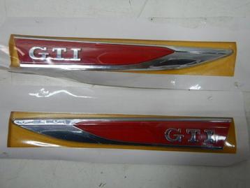 VW Polo 2G GTI Emblemen Logo's Stickers Zijscherm Links+Rech beschikbaar voor biedingen