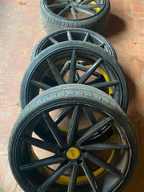 Zwarte velgen van Vossen., Auto-onderdelen, Banden en Velgen, Banden en Velgen, 20 inch, 245 mm, Personenwagen, Gebruikt, Ophalen